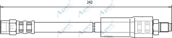 APEC BRAKING stabdžių žarnelė HOS3173